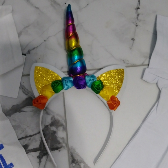 Brand New Rainbow Unicorn Tutu Set - Picture 4 of 10